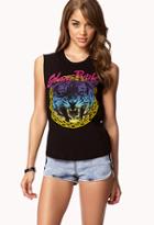 Forever21 Shredded Glam Punk Muscle Tee