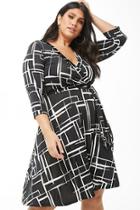 Forever21 Plus Size Abstract Print Dress