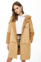 Forever21 Faux Suede & Faux Shearling Coat