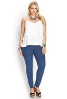 Forever21 Plus Women's  Medium Denim Plus Size Fab Skinny Jeans (short)