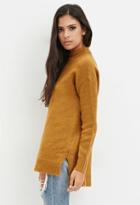 Forever21 Longline Wool-blend Sweater