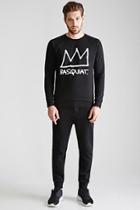 Forever21 Basquiat Crown Print Sweatshirt