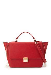 Forever21 Faux Leather Crossbody Satchel