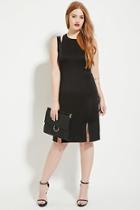 Forever21 Plus Women's  Black Plus-size Two-strap Dress