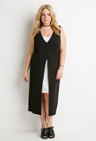 Forever21 Plus Layered Split-front Dress