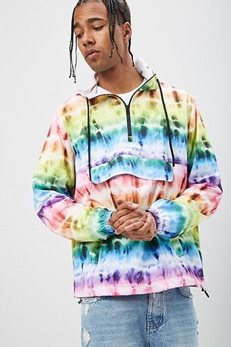 Forever21 Tie-dye Print Anorak