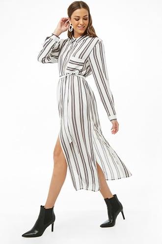 Forever21 Striped Shirt Tunic