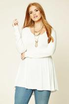 Forever21 Plus Women's  Plus Size Crochet-paneled Dress