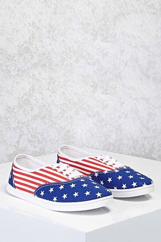 Forever21 American Flag Print Sneakers