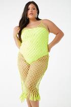 Forever21 Plus Size Netted Swim Cover-up