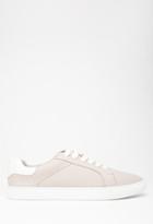 Forever21 Women's  Light Grey Classic Canvas Sneakers