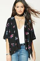 Forever21 Floral Print Cardigan