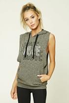 Forever21 Active Move Sleeveless Hoodie