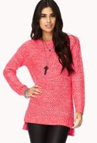 Forever21 Neon Pop Open-knit Sweater