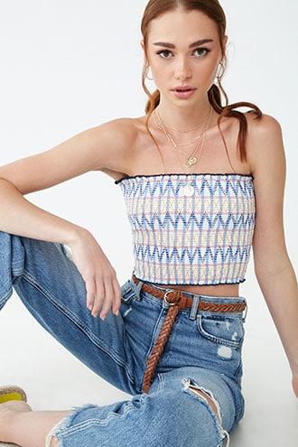 Forever21 Threaded Tube Top