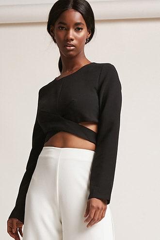Forever21 Wraparound Crop Top