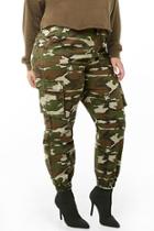 Forever21 Plus Size Camo Cargo Joggers