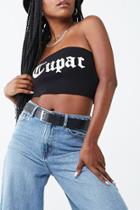 Forever21 Tupac Graphic Tube Top