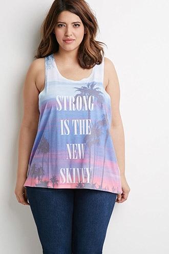 Forever21 Plus Size Strong Muscle Tee