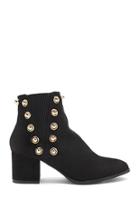 Forever21 Lemon Drop By Privileged Studded Booties
