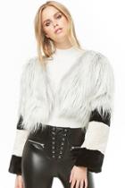 Forever21 Shaci Cropped Faux Fur Coat