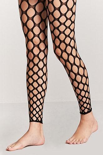Forever21 Footless Fish Net Tights