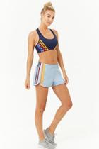 Forever21 Active Side-striped French Terry Dolphin Shorts