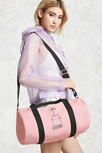 Forever21 I Am Caticorn Duffle Bag