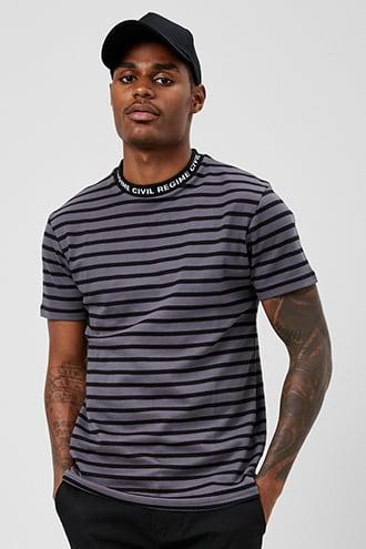 Forever21 Civil Regime Striped Tee