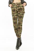 Forever21 Camo Ankle-zip Pants