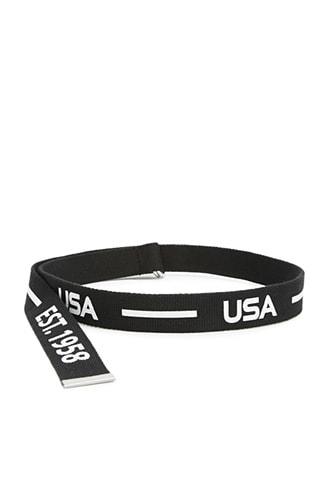 Forever21 Usa D-ring Grosgrain Belt