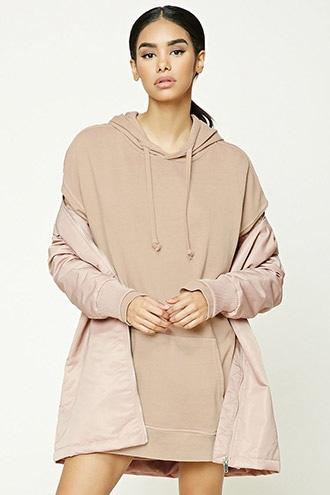 Forever21 Paradise Longline Hoodie