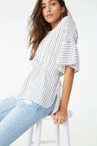 Forever21 Striped Belted Top