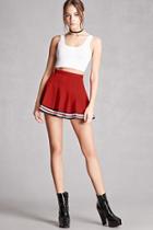 Forever21 Repurposed Varsity Stripe Skirt