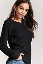 Forever21 Ribbed Knit Form-fitting Sweater