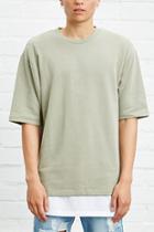 21 Men Men's  French Terry Knit Tee