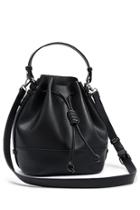 Forever21 Textured Faux Leather Bucket Bag