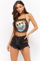 Forever21 Barbados Graphic Halter Top