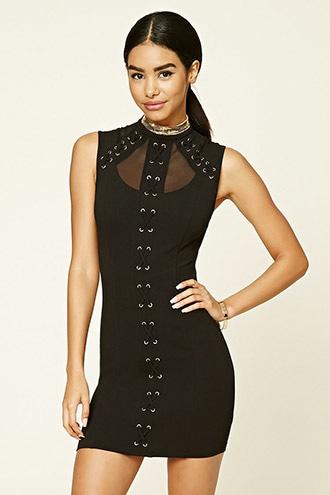 Forever21 Crisscross Bodycon Mini Dress