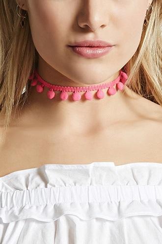Forever21 Pom-pom Choker