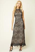 Forever21 Crochet Lace Maxi Dress