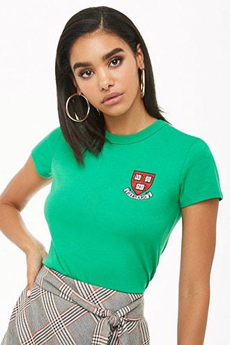 Forever21 Harvard Logo Tee