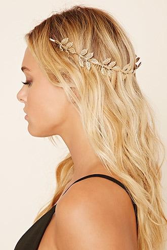 Forever21 Embellished Leaf Headband