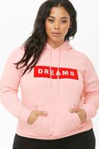 Forever21 Plus Size Dreams Graphic Hoodie