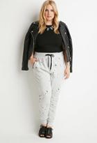 Forever21 Plus Paint Spatter Print Joggers