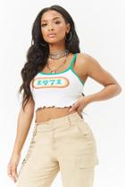 Forever21 1979 Graphic Cropped Cami
