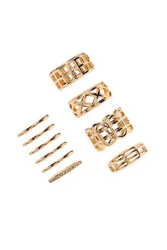 Forever21 Cutout Stackable Ring Set