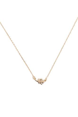 Forever21 Oak Leaf Charm Necklace