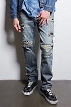 Forever21 Jordan Craig Distressed Jeans