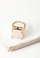 Forever21 Faux Stone Cocktail Ring (gold/rose)